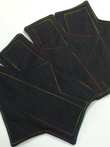 Libadi uni einfarbig S - S (17,5 cm) | schwarz  | Standard | ohne PUL