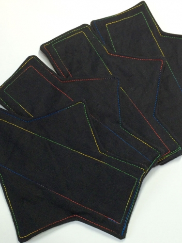 Libadi S schwarz Set (3 Stück) - S (17,5 cm) | schwarz  | Standard | ohne PUL
