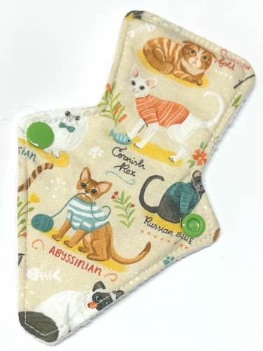 Libadi Stoffbinde Stoffslipeinlage 915 Katzenrassen - XS (16,5 cm) | Standard | ohne PUL