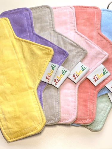 Libadi Stoffbinden 7er Set Moire pastell