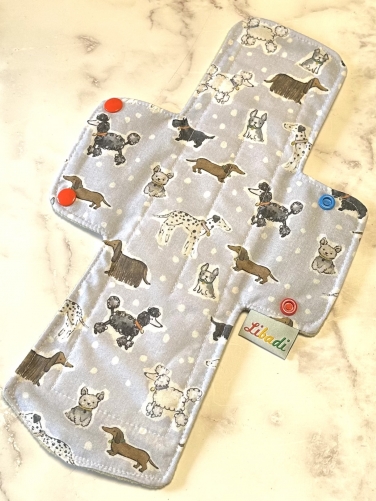 Libadi Stoffbinde 917 Dalmatiner, Dackel und Co - XL (31 cm) | Standard | mit PUL