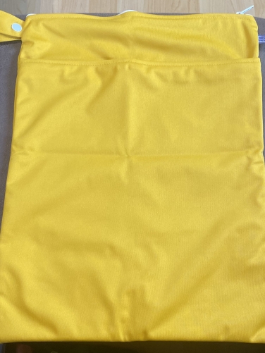 Wetbag uni CURRY 29 x 39 cm, 2 Fächer