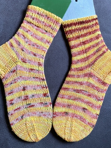 Stricksocken von Libadi 0126 Gr. 32/33