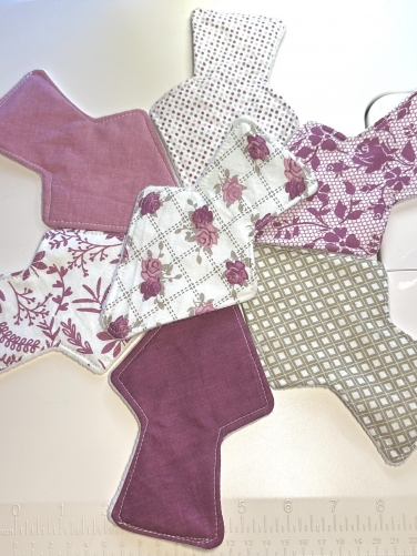 Libadi 7er Set 018 Tanga Einlagen  - XS (16,5 cm) | Standard | ohne PUL