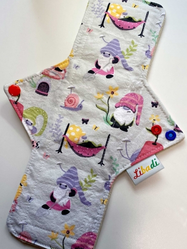 Libadi 902 Frühlings-Gartengnome - L mittig (28 cm) | Standard | mit PUL