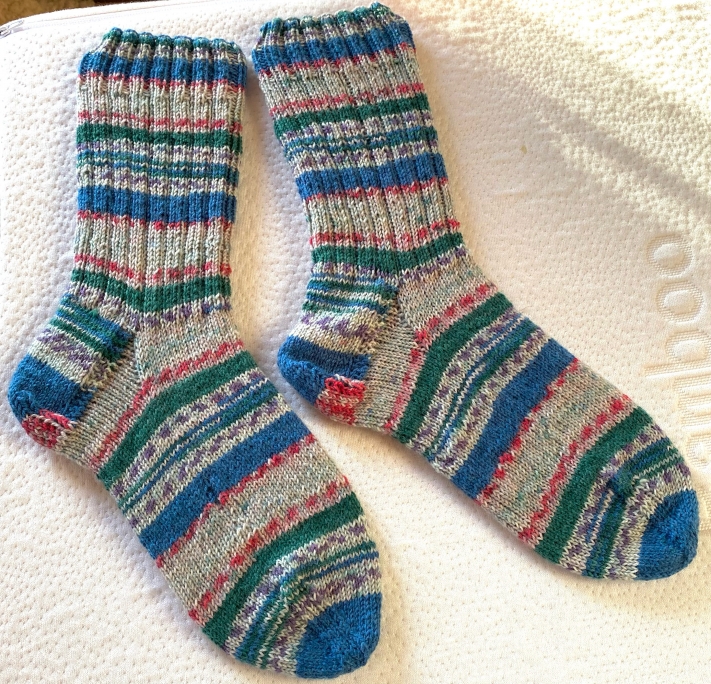 Socken handgestrickt von Libadi Gr. 42/43 - 0425