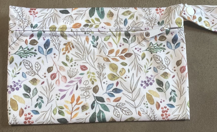 Wetbag "bunte Blätter QUER" 15 x 22 cm