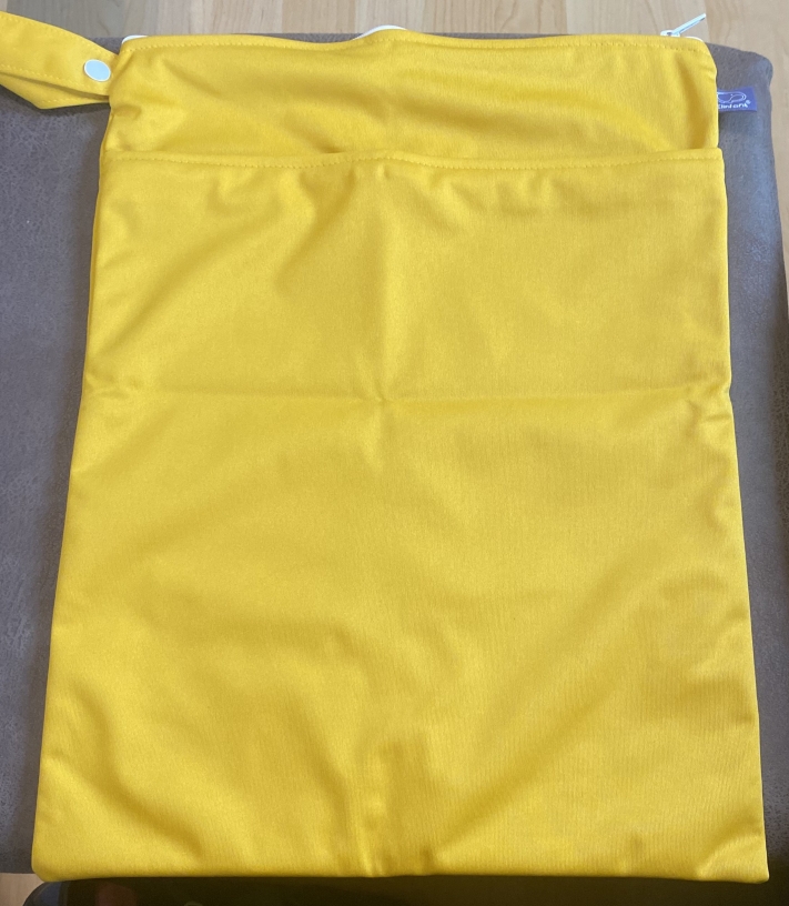 Wetbag uni CURRY 29 x 39 cm, 2 Fächer