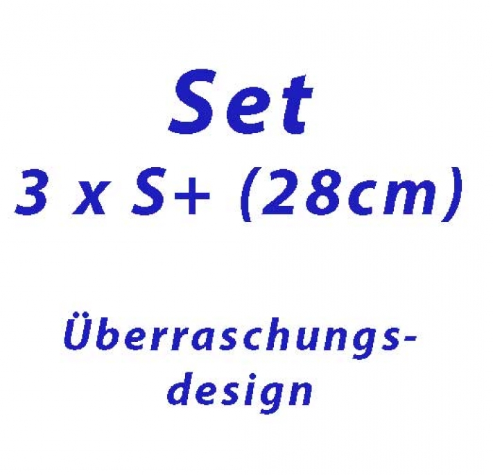  3er Set Libadi Stoffbinde Gr. S+ Überraschungsdesign