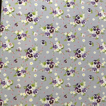 Stoff 936 - Stiefis auf lila  *