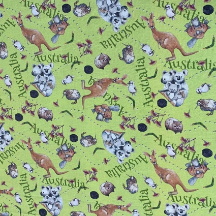 Stoff 857 - Australiens Tiere  *