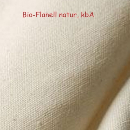 Stoff 281 - Bio Flanell, natur,kontrolliert biologischer Anbau *